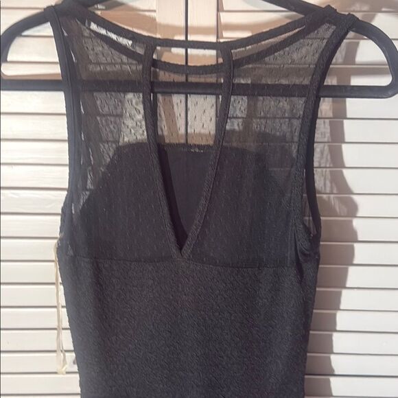 Suzy Shier Sheer Black Mini Dress - Picture 8 of 11